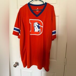 Denver Broncos Fanatics throwback shirt men’s size 2XL